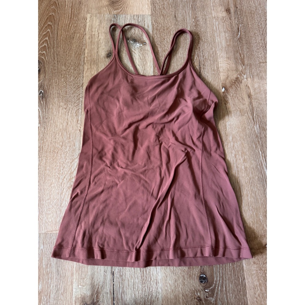 Lululemon Brown Rust Sports Tank Top Size 6